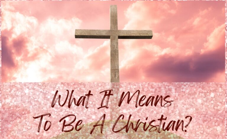 Christian: What Does this Mean to Me?