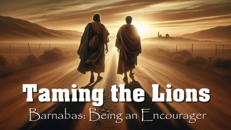 Being an Encourager