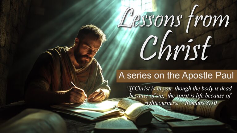 Lessons from Christ (in Paul)