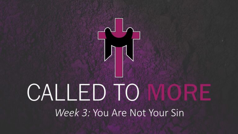 You Are Not Your Sin